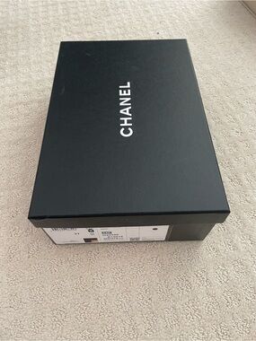 CHANEL Black Box with White Logo